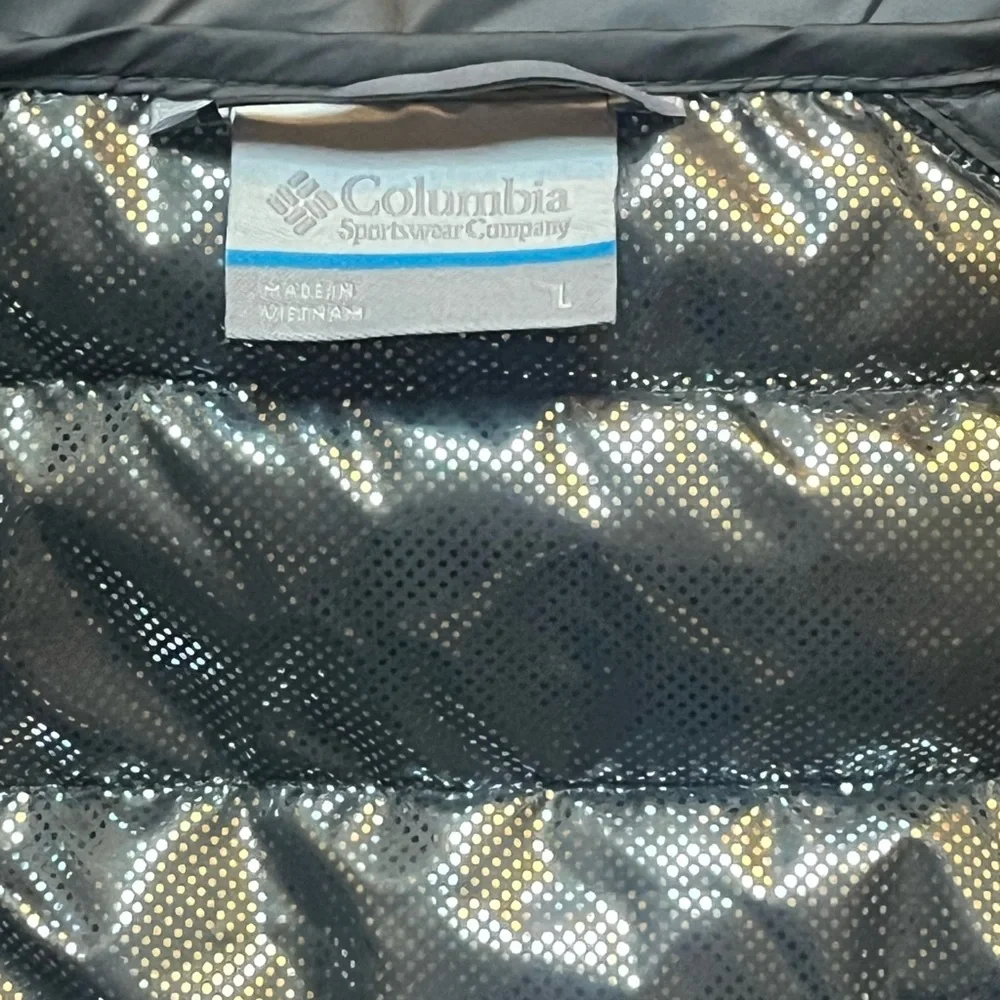 🌟SOLD🌟Columbia White Out Men’s Large Jacket Omni-Heat Thermal Reflective Lining - Picture 5 of 9